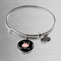 Girl Who Loves Cute Cats Bracelet Stainless Steel or 18k Gold Circle Bangle-Express Your Love Gifts