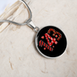 Girlfriend Gift 143 I Love You Circle Necklace Stainless Steel or 18k Gold 18-22-Express Your Love Gifts