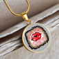Girlfriend Gift Gimme Some Sugar Circle Necklace Stainless Steel or 18k Gold 18-22-Express Your Love Gifts