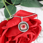 Girlfriend Gift Gimme Some Sugar Circle Necklace Stainless Steel or 18k Gold 18-22-Express Your Love Gifts