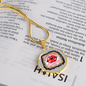 Girlfriend Gift Gimme Some Sugar Circle Necklace Stainless Steel or 18k Gold 18-22-Express Your Love Gifts