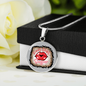 Girlfriend Gift Gimme Some Sugar Circle Necklace Stainless Steel or 18k Gold 18-22-Express Your Love Gifts