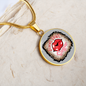 Girlfriend Gift Gimme Some Sugar Circle Necklace Stainless Steel or 18k Gold 18-22-Express Your Love Gifts