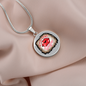 Girlfriend Gift Gimme Some Sugar Circle Necklace Stainless Steel or 18k Gold 18-22-Express Your Love Gifts
