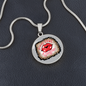 Girlfriend Gift Gimme Some Sugar Circle Necklace Stainless Steel or 18k Gold 18-22-Express Your Love Gifts