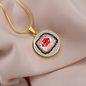 Girlfriend Gift Gimme Some Sugar Circle Necklace Stainless Steel or 18k Gold 18-22-Express Your Love Gifts