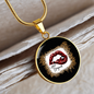 Girlfriend Gift Hello Gorgeous Circle Necklace Stainless Steel or 18k Gold 18-22-Express Your Love Gifts