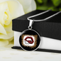 Girlfriend Gift Hello Gorgeous Circle Necklace Stainless Steel or 18k Gold 18-22-Express Your Love Gifts