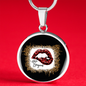 Girlfriend Gift Hello Gorgeous Circle Necklace Stainless Steel or 18k Gold 18-22-Express Your Love Gifts