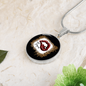 Girlfriend Gift Hello Gorgeous Circle Necklace Stainless Steel or 18k Gold 18-22-Express Your Love Gifts