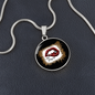 Girlfriend Gift Hello Gorgeous Circle Necklace Stainless Steel or 18k Gold 18-22-Express Your Love Gifts