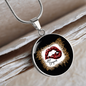 Girlfriend Gift Hello Gorgeous Circle Necklace Stainless Steel or 18k Gold 18-22-Express Your Love Gifts