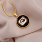 Girlfriend Gift Hello Gorgeous Circle Necklace Stainless Steel or 18k Gold 18-22-Express Your Love Gifts