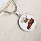 Girlfriend Gift Loads of Love Circle Necklace Stainless Steel or 18k Gold 18-22"-Express Your Love Gifts
