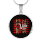 Girlfriend Gift Love for Ya Circle Necklace Stainless Steel or 18k Gold 18-22-Express Your Love Gifts
