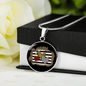 Girlfriend Gift Love Hearts Circle Necklace Stainless Steel or 18k Gold 18-22-Express Your Love Gifts