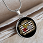Girlfriend Gift Love Hearts Circle Necklace Stainless Steel or 18k Gold 18-22-Express Your Love Gifts