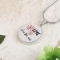Girlfriend Gift Love in the Air Circle Necklace Stainless Steel or 18k Gold 18-22-Express Your Love Gifts