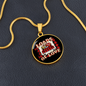 Girlfriend Gift Truck Loads of Love Circle Necklace Stainless Steel or 18k Gold 18-22-Express Your Love Gifts