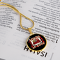 Girlfriend Gift Truck Loads of Love Circle Necklace Stainless Steel or 18k Gold 18-22-Express Your Love Gifts