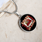 Girlfriend Gift Truck Loads of Love Circle Necklace Stainless Steel or 18k Gold 18-22-Express Your Love Gifts