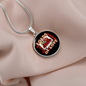 Girlfriend Gift Truck Loads of Love Circle Necklace Stainless Steel or 18k Gold 18-22-Express Your Love Gifts