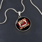 Girlfriend Gift Truck Loads of Love Circle Necklace Stainless Steel or 18k Gold 18-22-Express Your Love Gifts