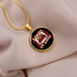Girlfriend Gift Truck Loads of Love Circle Necklace Stainless Steel or 18k Gold 18-22-Express Your Love Gifts
