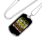 Give You Rest Matthew 11:28 Necklace Stainless Steel or 18k Gold Dog Tag 24" Chain-Express Your Love Gifts