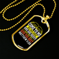 Give You Rest Matthew 11:28 Necklace Stainless Steel or 18k Gold Dog Tag 24" Chain-Express Your Love Gifts
