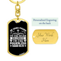 Gives Power Isaiah 40:29 Keychain Stainless Steel or 18k Gold Dog Tag Keyring-Express Your Love Gifts