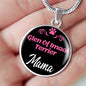 Glen Of Imaal Terrier Mama Necklace Circle Pendant Stainless Steel or 18k Gold 18-22" Dog Mom Pendant-Express Your Love Gifts