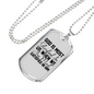 Glorified In Us Necklace Stainless Steel or 18k Gold Dog Tag 24" Chain-Express Your Love Gifts