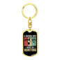Go Hunter'S Keychain Gift Stainless Steel or 18k Gold Dog Tag Keyring-Express Your Love Gifts