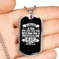 God All Possible Matthew 19:26 Necklace Stainless Steel or 18k Gold Dog Tag 24" Chain-Express Your Love Gifts