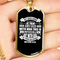 God All Possible Matthew 19:26 Necklace Stainless Steel or 18k Gold Dog Tag 24" Chain-Express Your Love Gifts