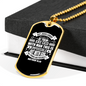 God All Possible Matthew 19:26 Necklace Stainless Steel or 18k Gold Dog Tag 24" Chain-Express Your Love Gifts