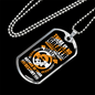 God Author Of Destiny Necklace Stainless Steel or 18k Gold Dog Tag 24" Chain-Express Your Love Gifts