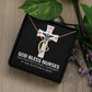 God Bless Nurses Healthcare Medical Worker Nurse Appreciation Gift Forever Necklace w Message Card-Express Your Love Gifts