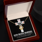 God Bless Nurses Healthcare Medical Worker Nurse Appreciation Gift Infinity Knot Necklace Message Card-Express Your Love Gifts