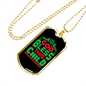 God Bless This Child Necklace Stainless Steel or 18k Gold Dog Tag 24" Chain-Express Your Love Gifts