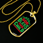 God Bless This Child Necklace Stainless Steel or 18k Gold Dog Tag 24" Chain-Express Your Love Gifts