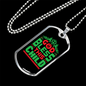 God Bless This Child Necklace Stainless Steel or 18k Gold Dog Tag 24" Chain-Express Your Love Gifts