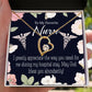 God Bless You Abundantly! Healthcare Medical Worker Nurse Appreciation Gift Forever Necklace w Message Card-Express Your Love Gifts