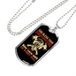 God Bless Your Firefighters Necklace Stainless Steel or 18k Gold Dog Tag 24" Chain-Express Your Love Gifts