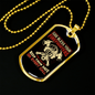 God Bless Your Firefighters Necklace Stainless Steel or 18k Gold Dog Tag 24" Chain-Express Your Love Gifts