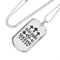 God Faith Success Crosses Necklace Stainless Steel or 18k Gold Dog Tag 24" Chain-Express Your Love Gifts