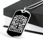 God First Necklace Stainless Steel or 18k Gold Dog Tag 24" Chain-Express Your Love Gifts