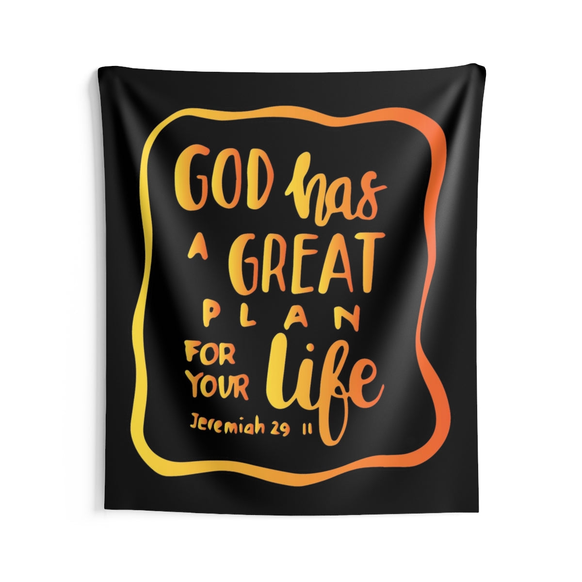 God Has a Great Plan Wall Hanging Tapestry-Express Your Love Gifts