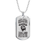 God Has Plan For You Necklace Stainless Steel or 18k Gold Dog Tag 24" Chain-Express Your Love Gifts